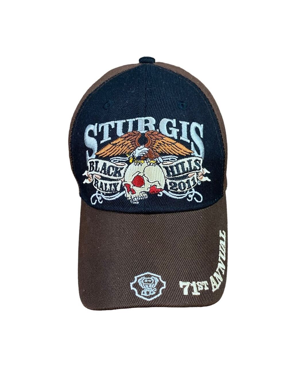 Sturgis Motorcycle Black Hills Rally 2011 71st Annual Souvenir Hat Adjustable